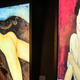 Reproductions of works by Amedeo Modigliani. Photo via AP Images.